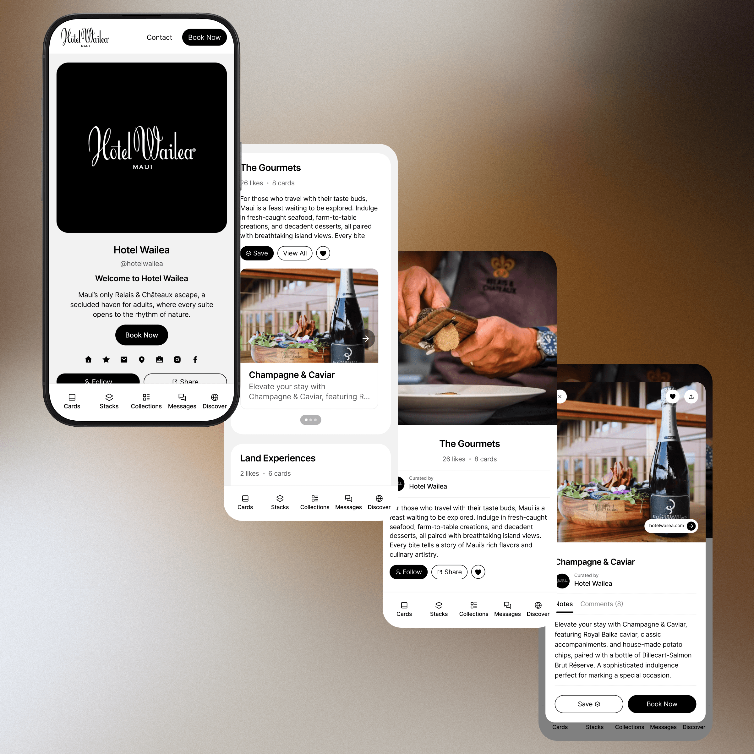 Stacklist business hub with curated content